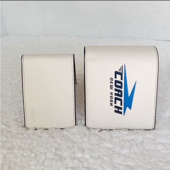 NWT Coach 3 in 1 Leather Wallet with Coach Motif and ID Card Insert - Picture 10 of 13